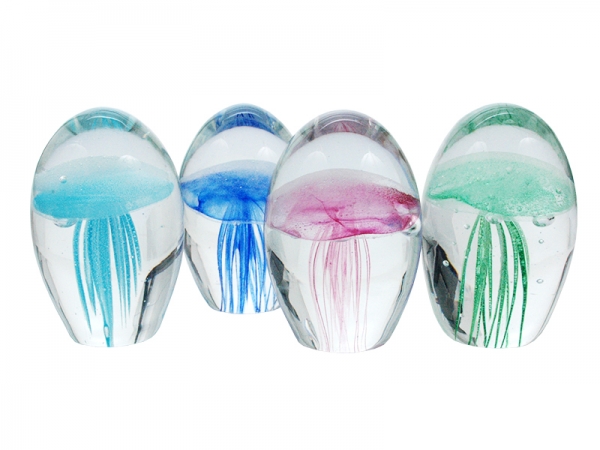 Paperweight - Motif jellyfish pink