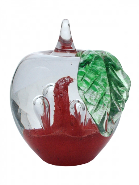 Paperweight - Motif red apple