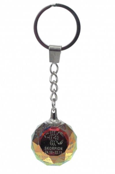 Key ring zodiac sign Scorpio