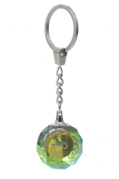 Capricorn zodiac sign keychain