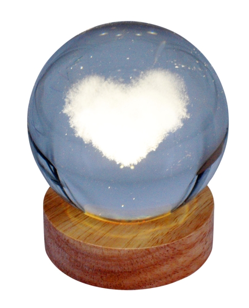 Hologram ball - heart