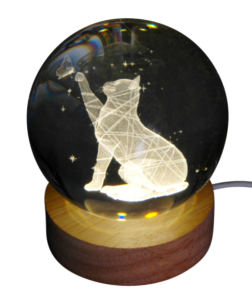 Hologram ball - Cat