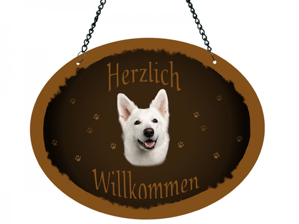Schäferhund weiß
