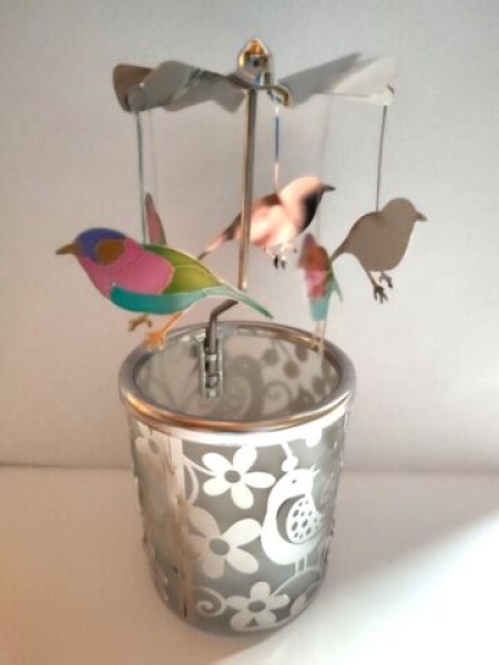 Glass Carousel - Bullfinch