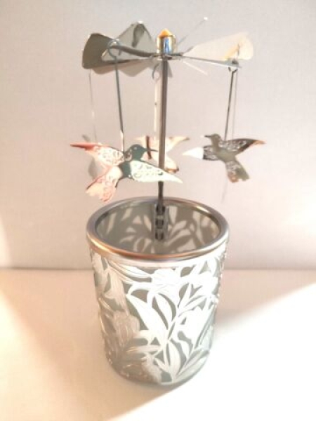 Glass Carousel - humming-bird