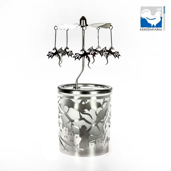 Glass carousel - dragon