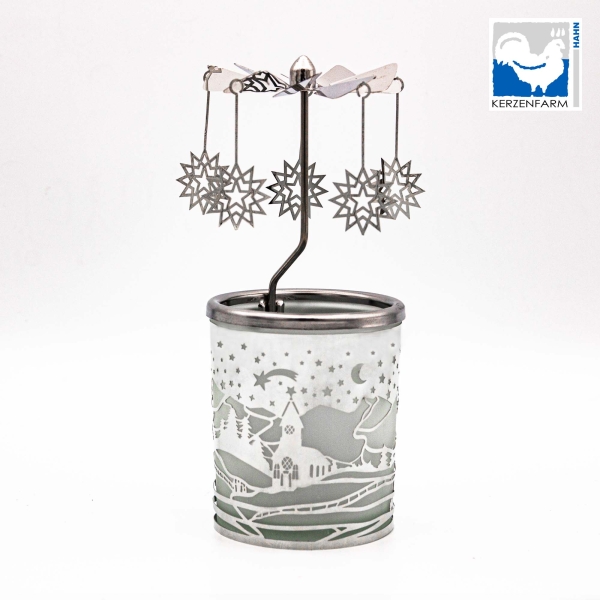 Glass carousel - winter dream