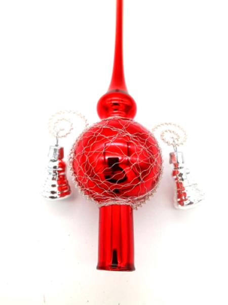 Baumspitze mit Glocken - rot