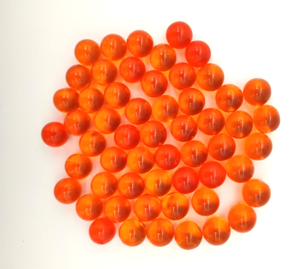 Orange polished 12mm - 2nd choice