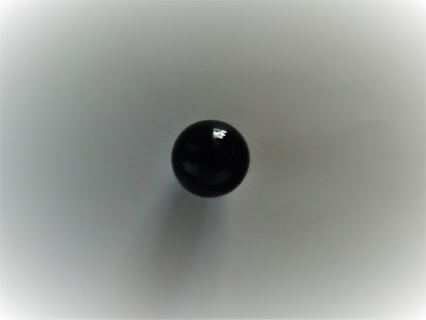 Black polished 25mm