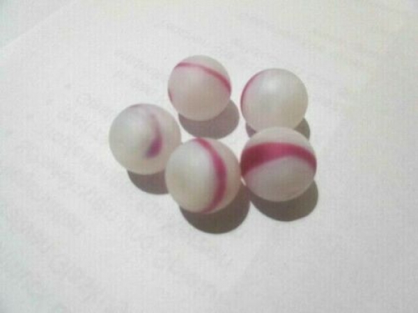 White with pink stripes Professional Marble 16.48mm