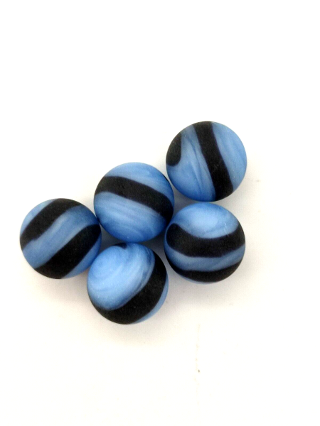Blue with black stripes professional marble 16.48mm