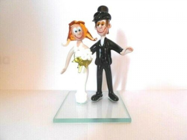 bridal couple, wedding couple - B
