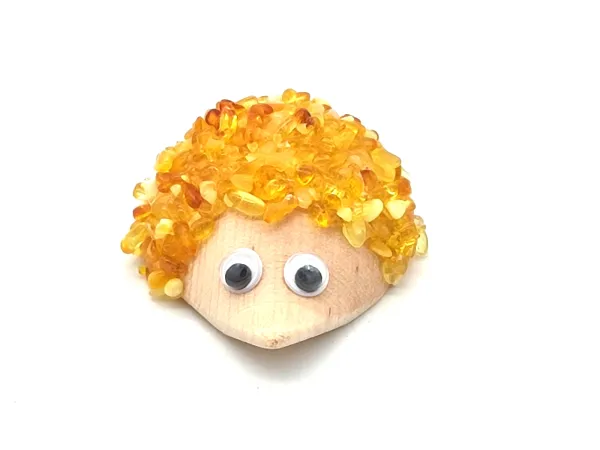 Igel aus Berstein - hell