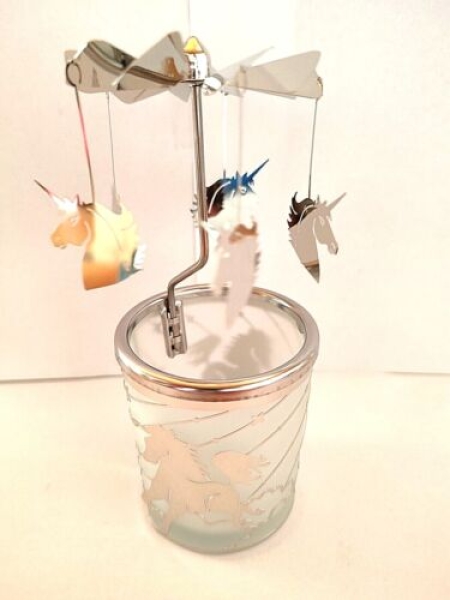 Glass Carousel - Unicorn