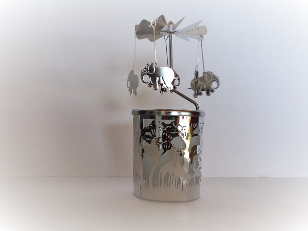 Glass Carousel - Elephant