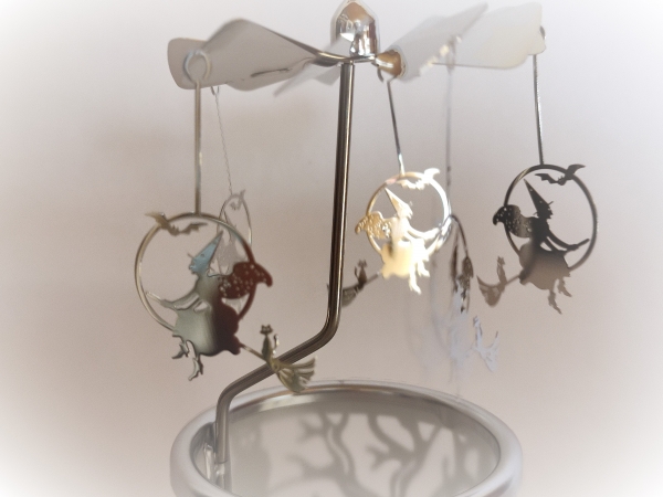 Glass carousel - witch