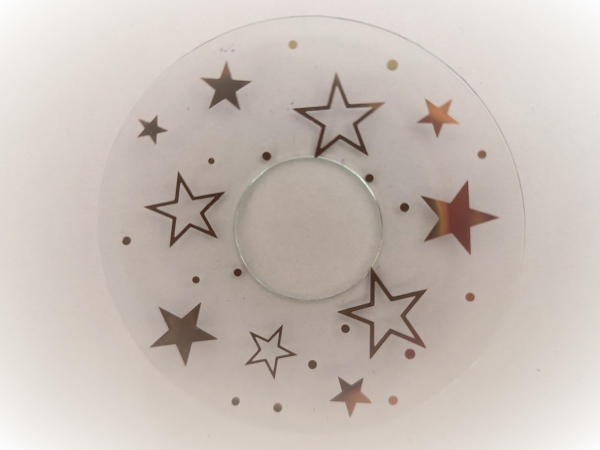 Drip gold stars