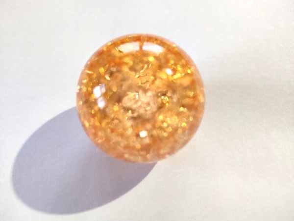 Amber 35mm - crystal glass