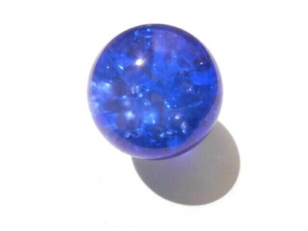 Blue, cobalt blue 50mm - crystal glass