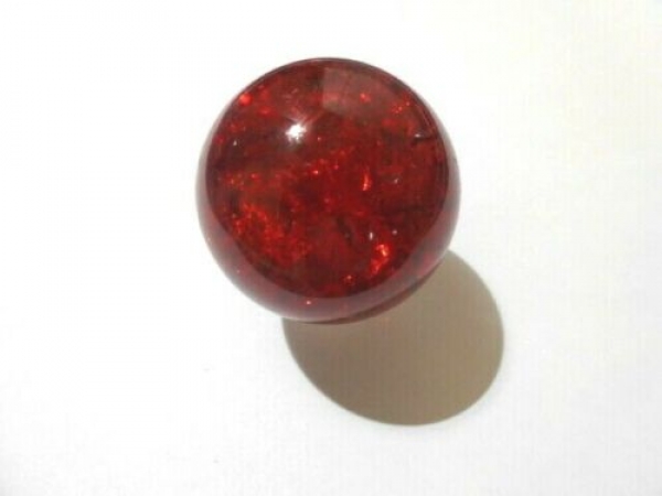 Ruby red 50mm - crystal glass