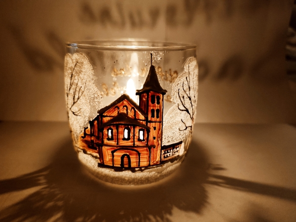 Teelichtglas "Stiftsruine Bad Hersfeld"