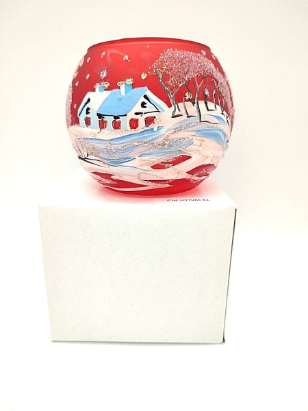 Lantern Snowman, red - UKR