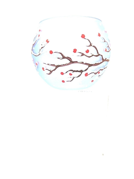 Windlicht Vögel, blau - UKR