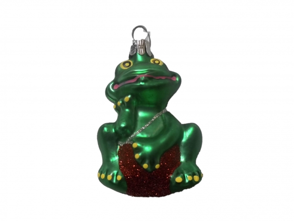 Bauble frog - red