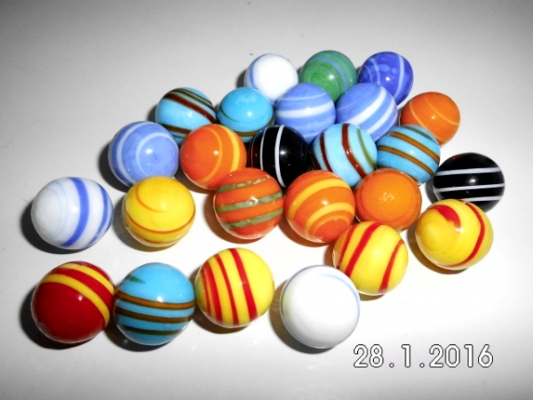 Stripes opaque with pattern 17mm