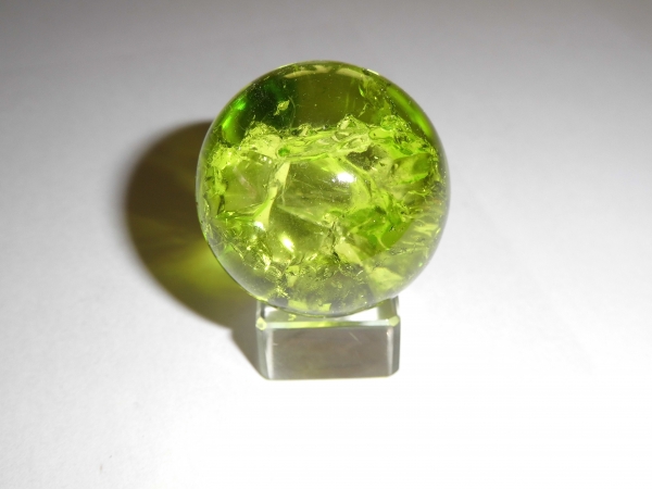 Green 35mm - crystal glass