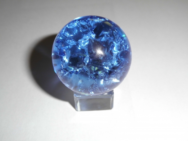 Blue 35mm - crystal glass