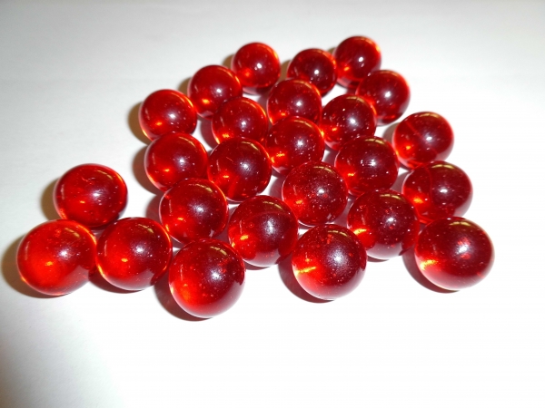 Rubinrot transparent 16mm