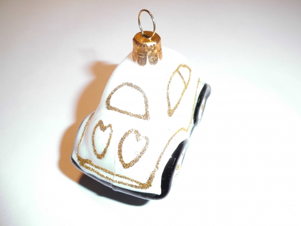 Bauble car, white