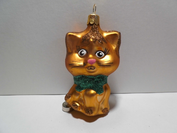 Bauble cat brown