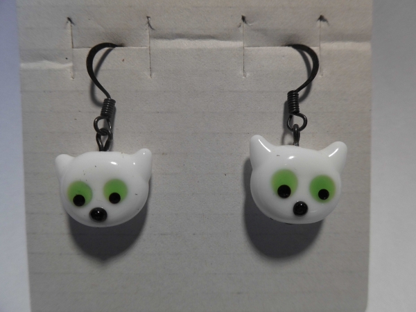Earrings cat (1 set)