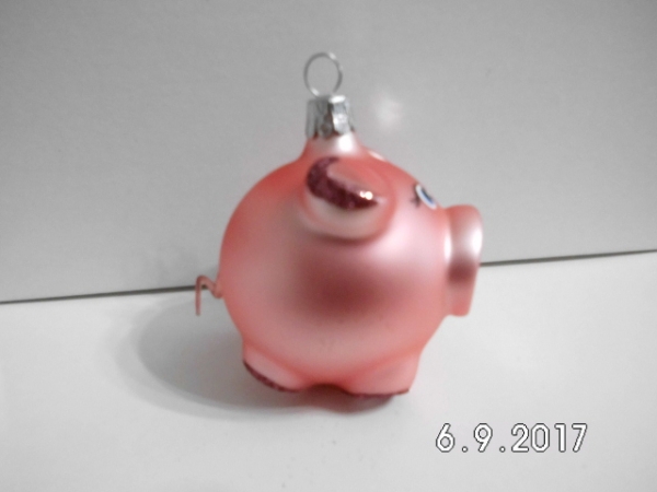 Bauble piggy pink