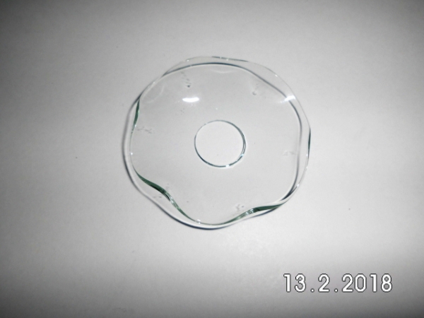 Drip catcher standard clear, corrugated - 55/15mm