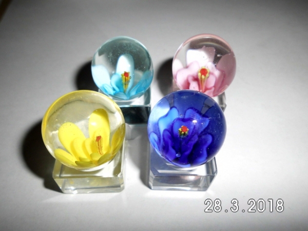 Mallow with pen 22mm - 3D effect