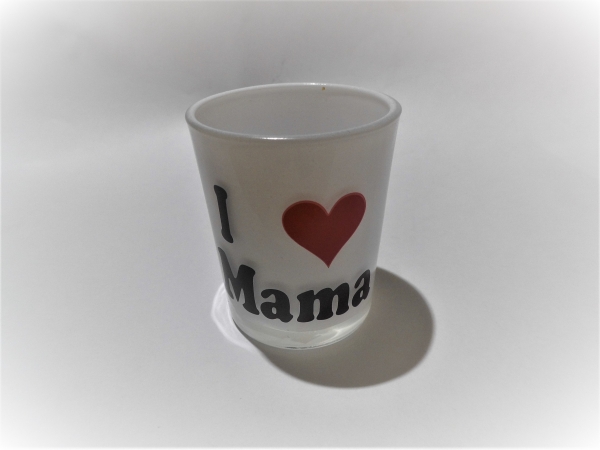Tea light holder - I Love Mama