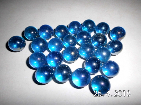 Blue glossy 14mm