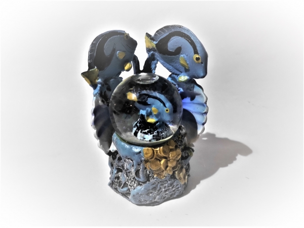 Glitter ball fish - blue