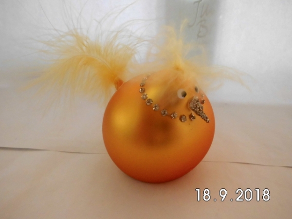Table decoration chicken gold