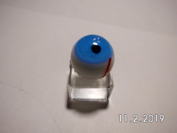Eyeball 20mm - blue-white