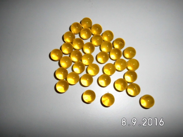 Polished yellow with pattern 10mm