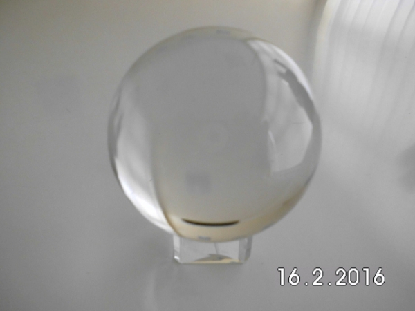 Glass ball - photo ball 80mm