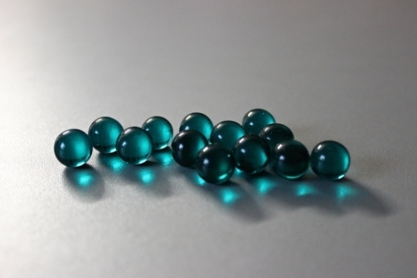 Aquamarine green polished 10mm