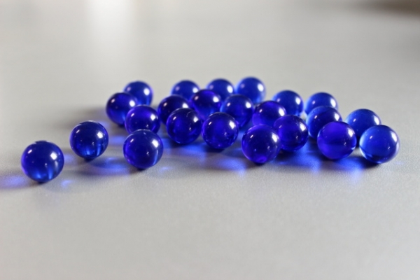 Blue polished 12mm - 2nd quality