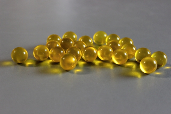 Yellow polished 12mm