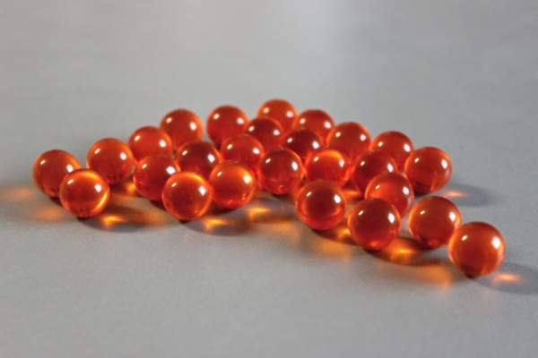 Orange polished 12mm